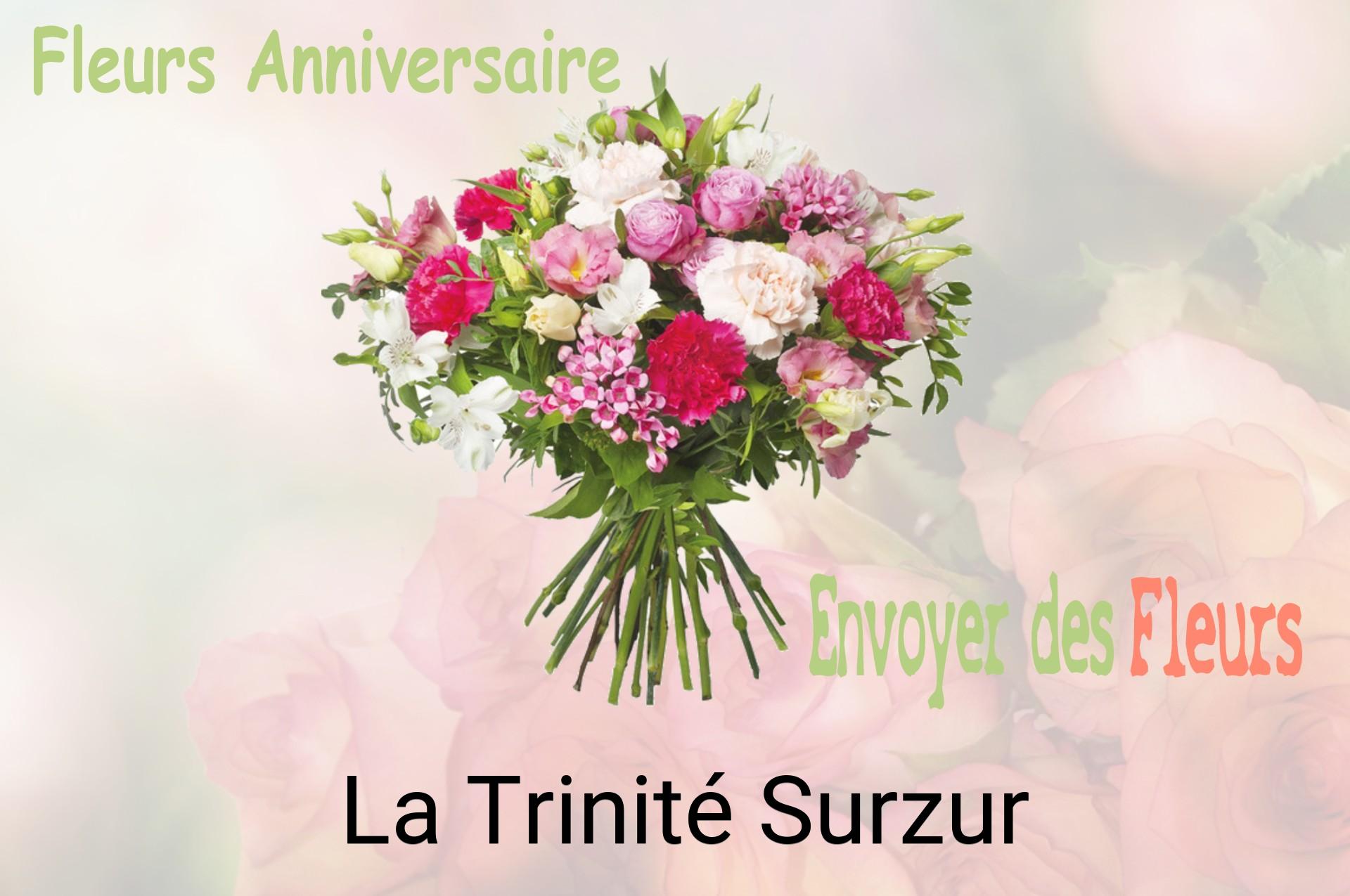 Bouquet de fleurs d’anniversaire livré à La Trinité-Surzur